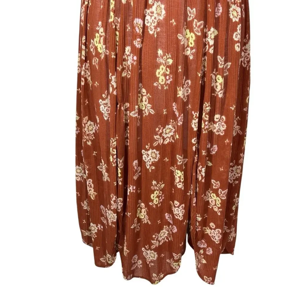 Free People Kitty Tube Floral Tunic Dress L